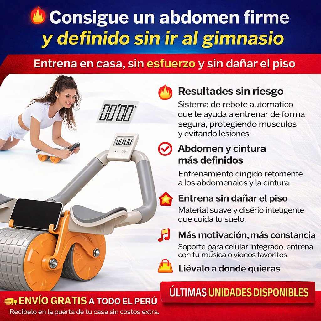 Rueda Abdominal con Temporizador