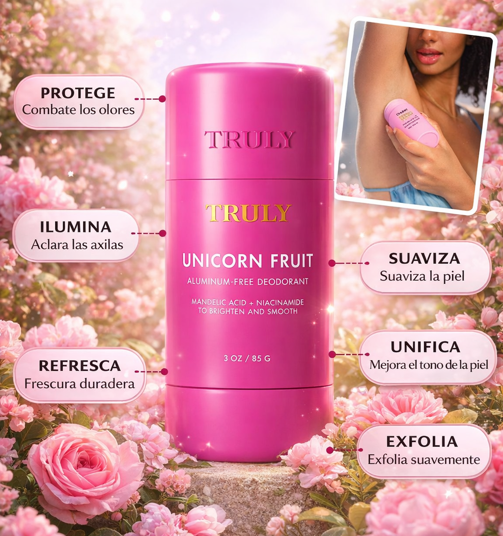 Unicorn Fruit 🌸 - Desodorante iluminador y suavizante