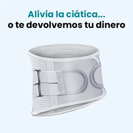 Soporte lumbar autocalentable