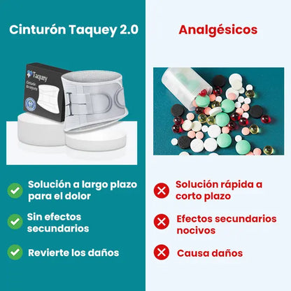 Soporte lumbar autocalentable