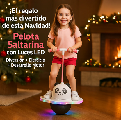 Pelota Saltarina con Luces LED ¡Diversión Activa para Niños y Niñas!