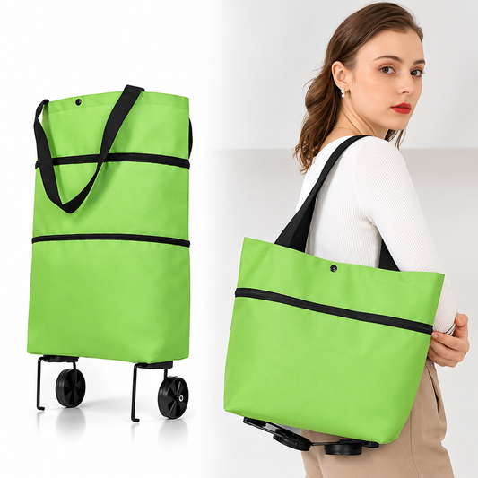 Carrito de Compras Plegable con Ruedas