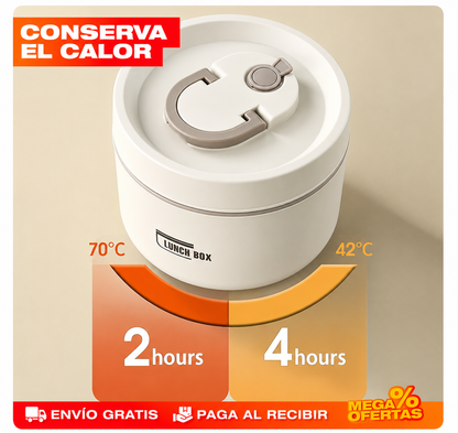 Portacomidas y Lonchera Térmica – Set x4