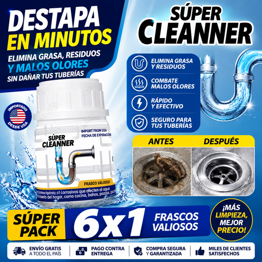 DESATORADOR EN POLVO PARA TUBERIAS - SUPER PACK (6 UNIDADES)