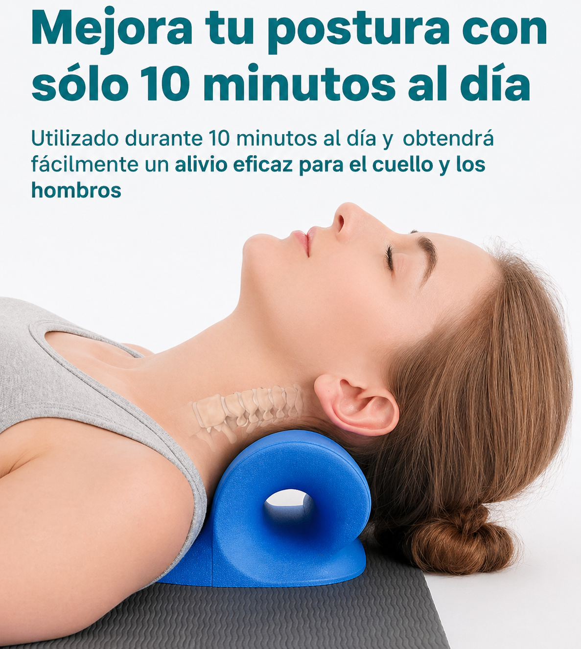 Almohada Quiropráctica Cervical + REGALO SORPRESA 🎁