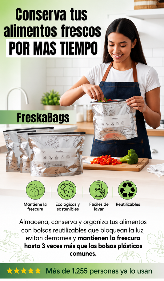 Freskabags - Pack de bolsas de aluminio