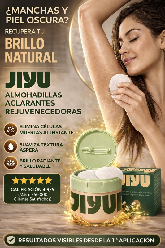Jiyu - Almohadillas Aclarantes Rejuvenecedoras ✨