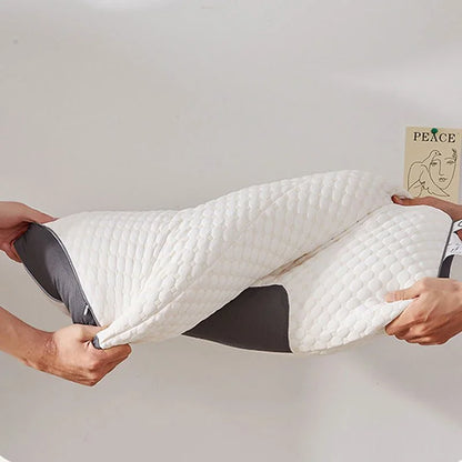 Almohada ortopédica cervical de protección del cuello